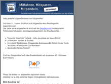 Tablet Screenshot of mitpendler.de